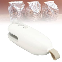 Oplaadbare 2-in-1 compacte zaksluitmachine & snijder – Handige zaksluitmachine voor voedsel, snacks en opbergzakken