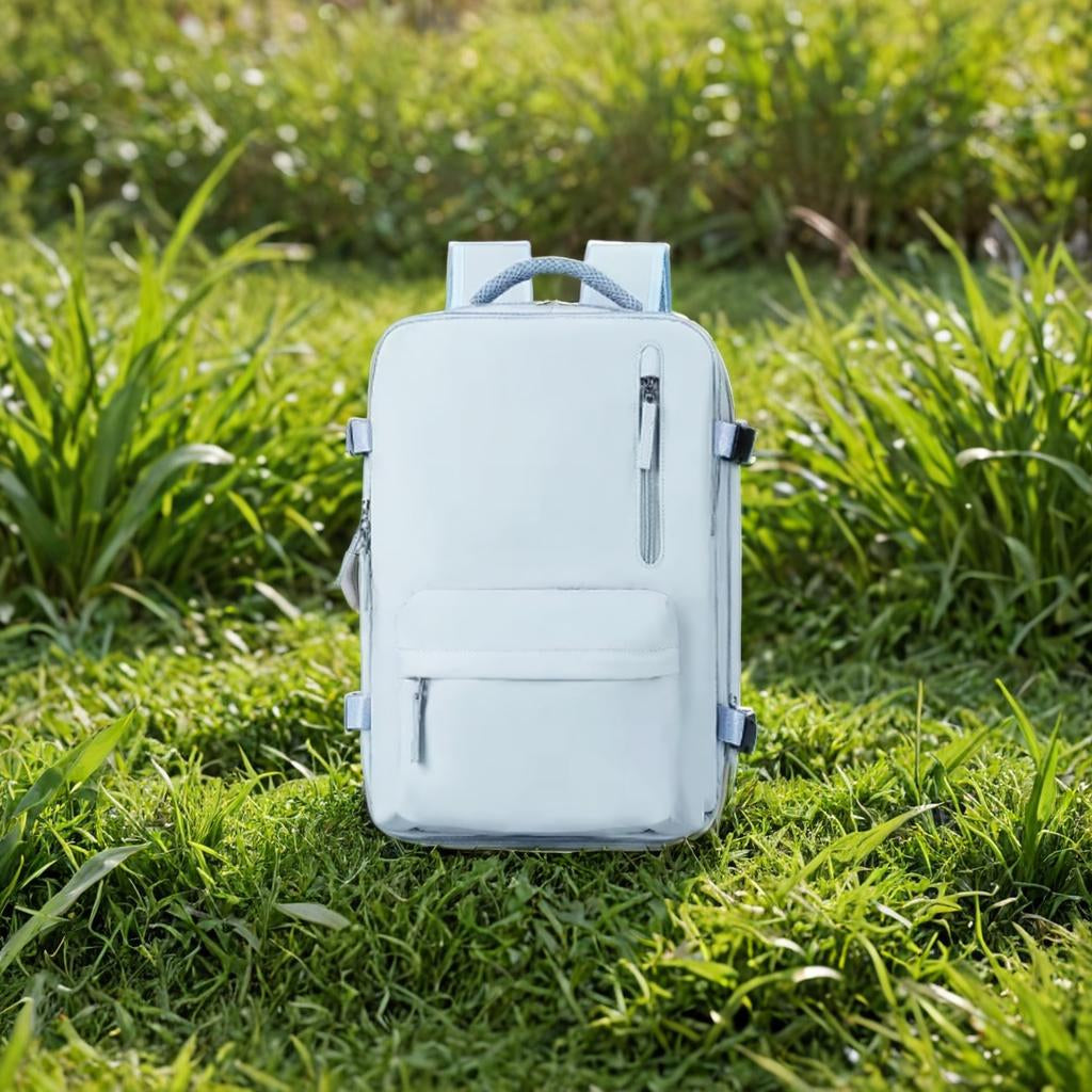 Unisex reisrugzak met USB-aansluiting – Ideaal als handbagage voor vliegreizen (40x30x20 cm)