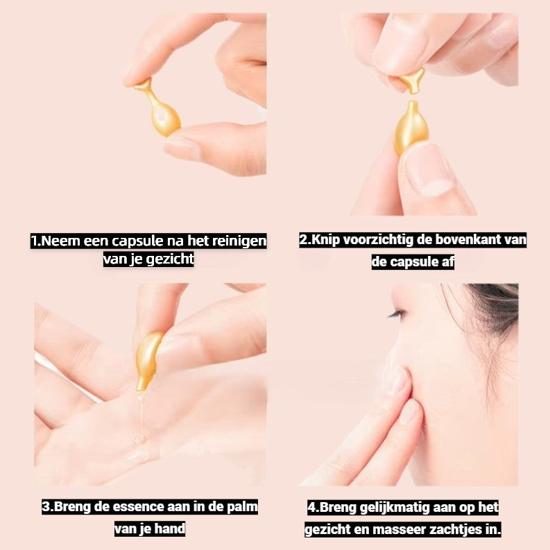 Koreaanse hyaluronzuur capsules – Anti-aging serum voor fijne lijntjes, pigmentvlekken en een stralende huid