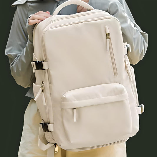 Unisex reisrugzak met USB-aansluiting – Ideaal als handbagage voor vliegreizen (40x30x20 cm)
